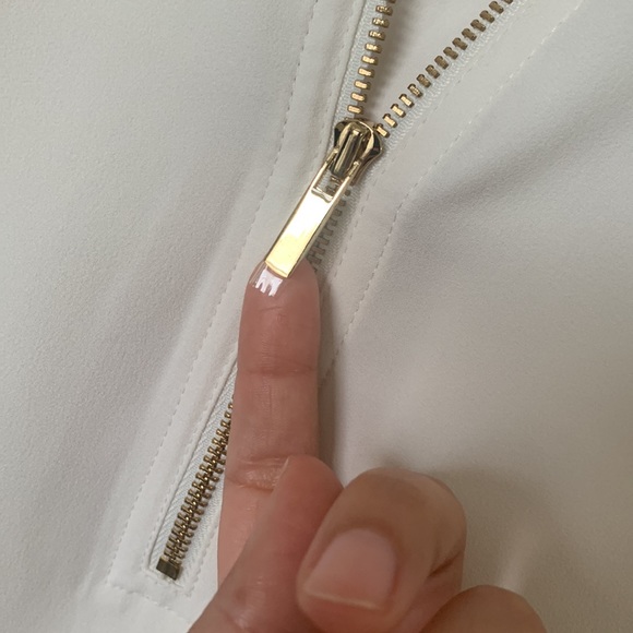 Lark & Ro Women's Loose Fit Half-Zip Popover Shirt - Picture 6 of 11